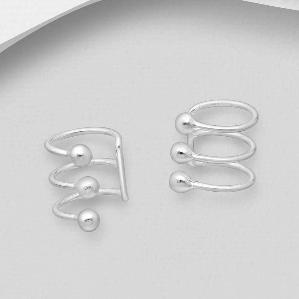 Ball Ear Cuffs